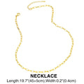 Colar e Pulseira - Banhada Ouro 18k