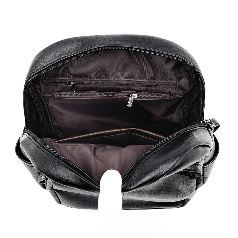 Mochila Couro Ravena