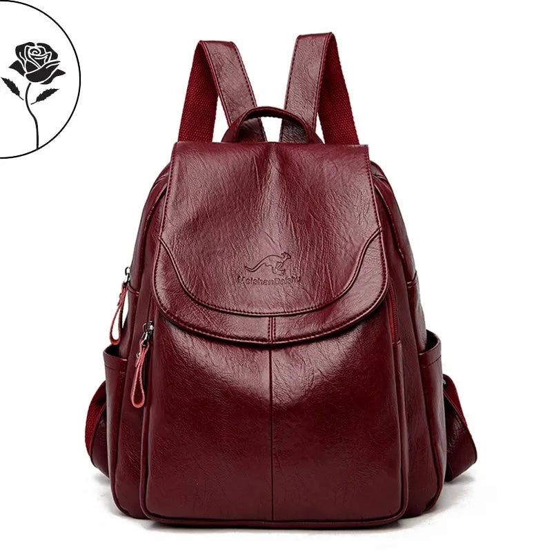 Mochila Couro Ravena